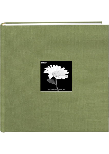 Albums DA-500CBF/SG Ekstra Büyük Kapasiteli Fotoğraf Albümü, 10,16 cm x 15,24 Cm, Adaçayı Yeşili