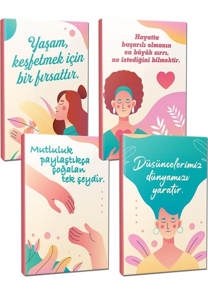 Kelebek Motivasyonel Terapi Defterleri 4&apos;lü Set