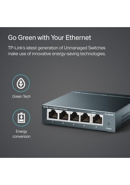 TL-SG105, 5-Port 10/100/1000MBPS Gigabit Siwtch modelleri