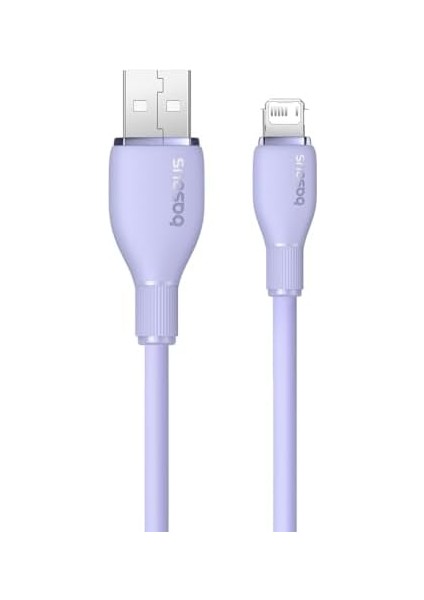 Pudding Hızlı Şarj Özellikli Kablo 2.4A 1.2 Metre, Mor modelleri