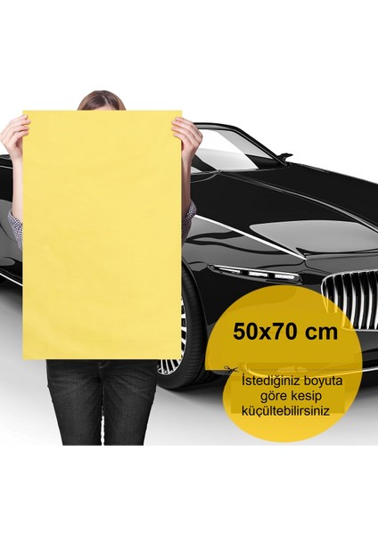 GOLD GÜDERİ BEZ Araba Yıkama ve Kurulama Bezi Büyük Boy 50 x 70 cm