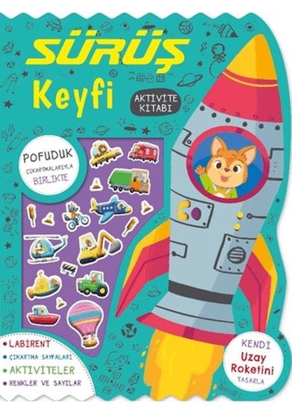 Sürüş Keyfi - Çıkartmalı Aktivite Kitabı