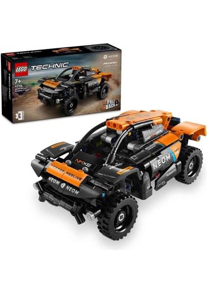 Neom Mclaren Extreme E Race Car 42166-7 Yaş ve Üzeri Yarış Arabası Seven Çocuklar Için Yaratıcı Oyuncak Model Yapım Seti (252 Parça)