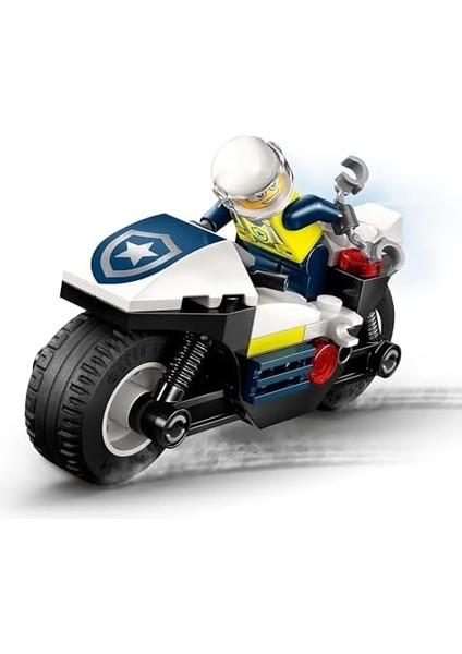 City Motosikleti Takibi 60455-4 Yaş Üzeri Kız ve Erkek Çocuklar Için Motosikleti Oyuncağı, Hırsız Kaçış Kaykayı ve Mini Açılabilir Atm Içeren Yaratıcı Oyuncak Yapım Seti (65 Parça) fiyatları