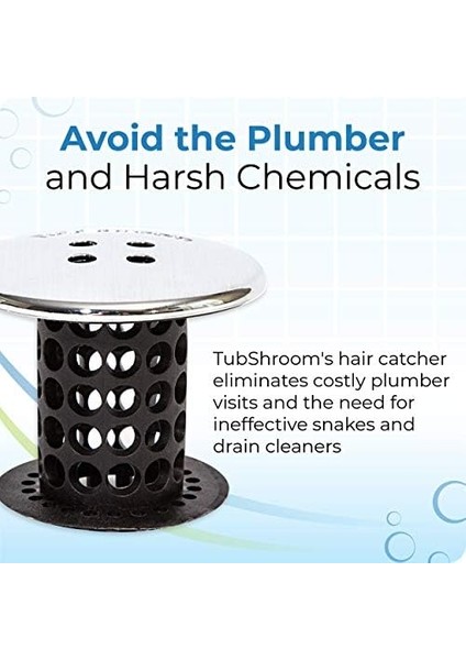 Küvet Gider Süzgeci, Kombo Paket, Silikon Tıkaçlı, Siyah Krom – Gider Için Gider ve Saç Tutucu, 3,8 cm – 4,4 cm Küvet ve Duş Gideri Için Uygundur modelleri