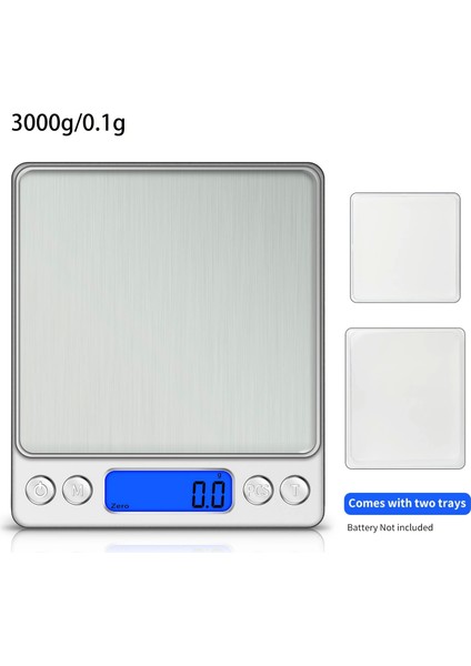 Pratik Dijital Hassas Mutfak Terazisi Hassas Tartı 2000 Gr./0.1 Gr. Hassasiyet ( Lisinya )