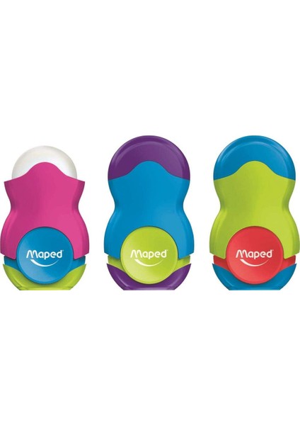 Ofis ve Kırtasiye 049121, Loopy Tek Delikli Silgili, Renkli