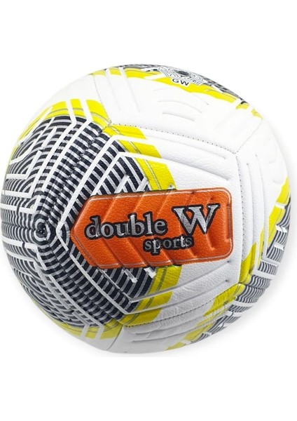 Futbol Topu Dikişli Kabartma Yüzey 420 gr No:5 - FB-680-SARI (Lisinya)