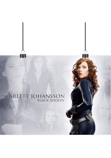 Scarlett Johansson Poster4 - Retro Duvar Dekoru