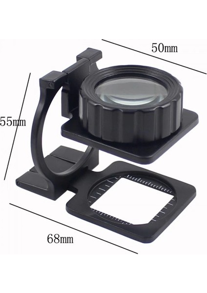 Tekstilciler Için Kumaş Kontrolü Büyüteç,katlanan, Metal 15X Büyütme fiyatları