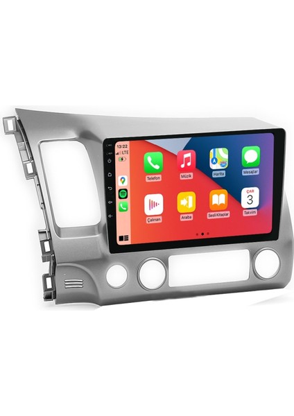 Maitec M-T-C 464 QLED Serisi Honda Civic Fd6 2006 2012 4+64GB Multimedya Teyp