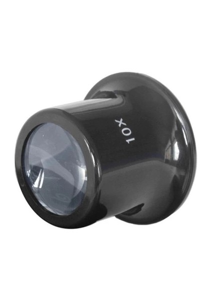 10X Büyütmeli,saat,takı Onarım Için Cam Lensli Optik Göz Büyüteç