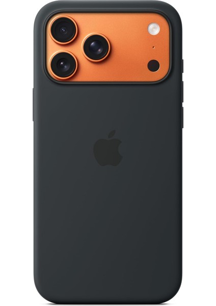 17 Pro Max Için Magsafe Özellikli Silikon Kılıf - Siyah ​​​​​​​