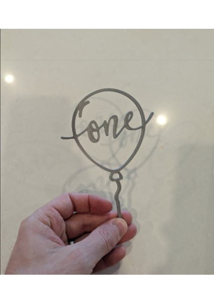 1 Yaş / Ay Pasta Süsü