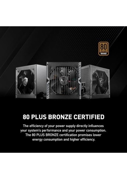 Mpg A650BN Atx Pc Güç Kaynağı (650 Watt, Modüler Değil, 80, Siyah) modelleri