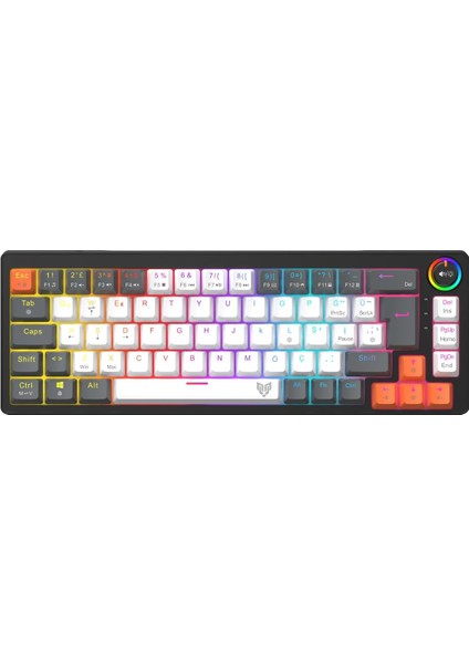 Rgb Mekanik Gaming Oyuncu Klavyesi Red Switch Q Tr