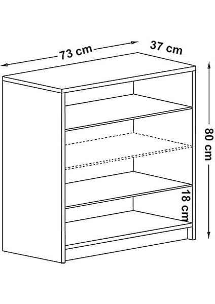 KNS-104-C-BEYAZ 2 Cam Kapaklı Konsol fiyatları