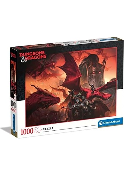 39733 Dungeons & Dragons Dungeons & Dragons, 1000 Parça Yapboz Yetişkinler ve Çocuklar Için, 10 Yaşındaki Çocuklar Için, Tüm Aile Için Beceri Oyunu modelleri
