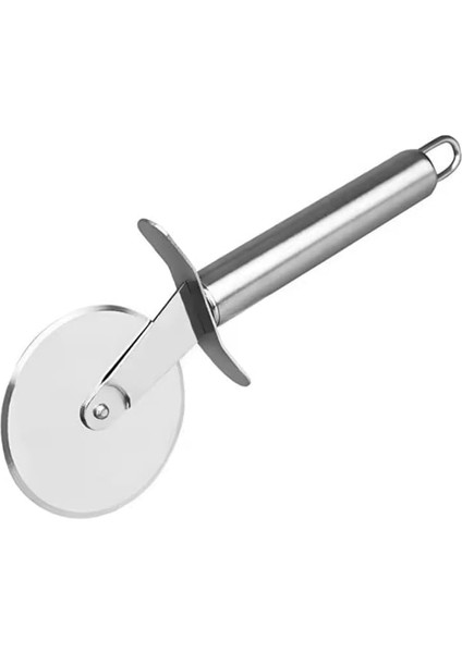 Paslanmaz Çelik Pizza ve Hamur Kesici (Büyük Boy)
