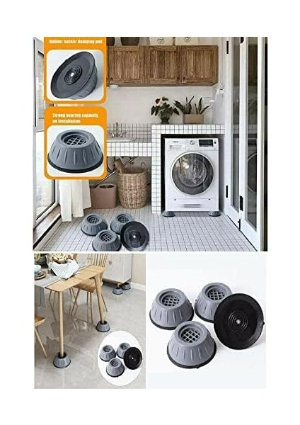 Makinesi Titreşim Önleyici Kaydırmaz Stoper Set 4 Adet modelleri