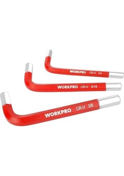 WP222016 9 Parça Boy Cr-V Inç Profesyonel Allen Anahtar Takımı modelleri