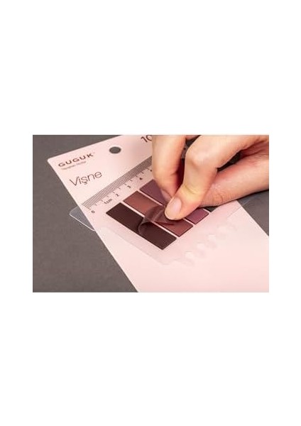 Vişne 10 Renkli Cetvelli Şeffaf Pet • • • Sticky fiyatları