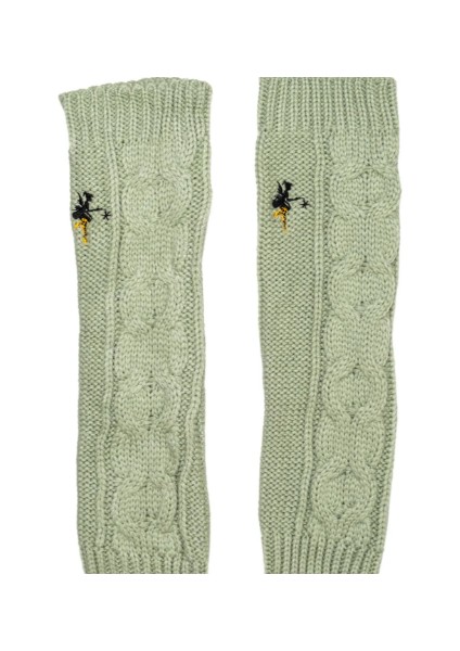 Yün Kolluk/Tozluk İşlemeli Yeşil indirimleri