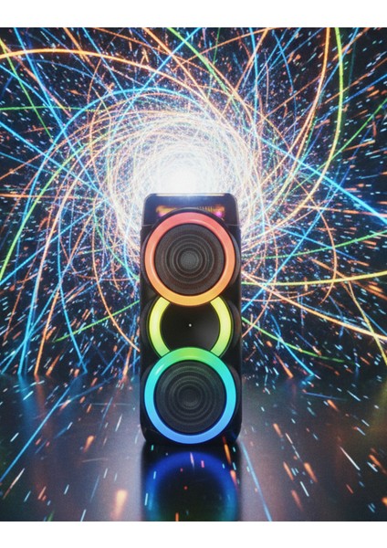 Kolav D2836 Ses Bombası Büyük Boy Hoparlör Speaker 40W Taşınabilir Hoparlör 8x2 Inç modelleri