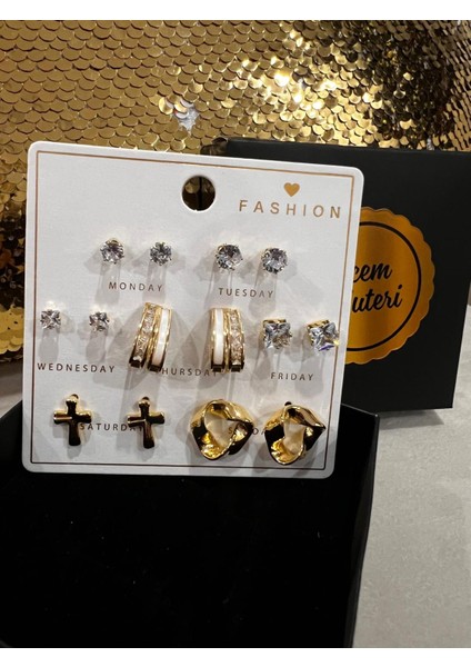 Çelik Altın Kaplama 14'lü Küpe fiyatları