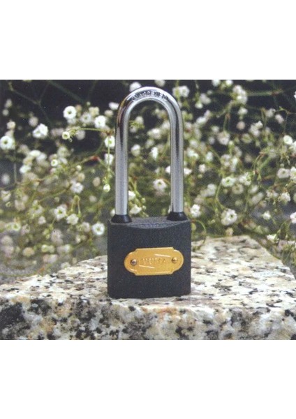 Gri Döküm Uzun Kancalı Asma Kilit 38MM - Lisinya