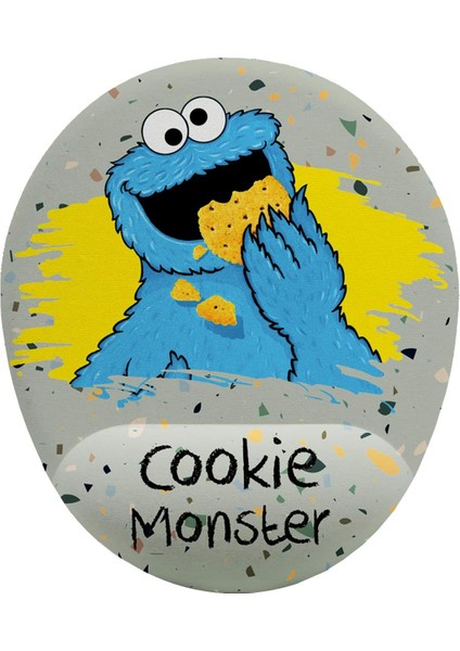 Canavarı Bilek Destekli Mouse Pad