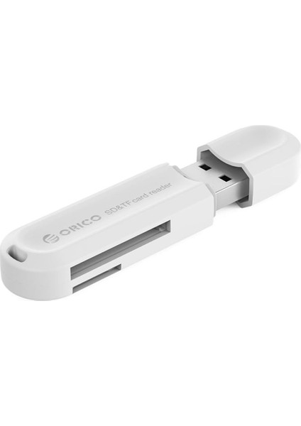CRS21 USB 3.0 Sd Tf Micro Sd Kart Okuyucu Beyaz