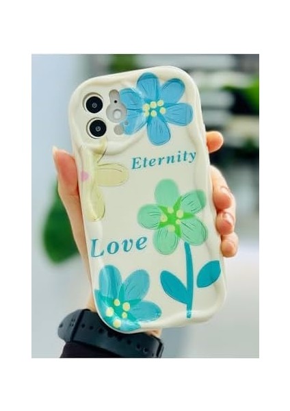 Aksesuar 12 ve 12 Pro Birebir ile Uyumlu Eternity Baskı Desenli Esnek Silikon Kılıf modelleri