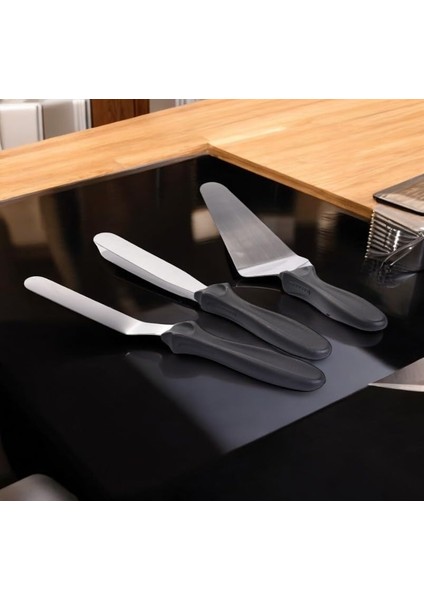Paslanmaz Çelik Kaymaz Saplı 3&apos;lü Spatula Seti fiyatları
