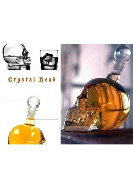 Crystal Head Kuru Kafa Cam Şişe 350 ml - Lisinya fırsatları