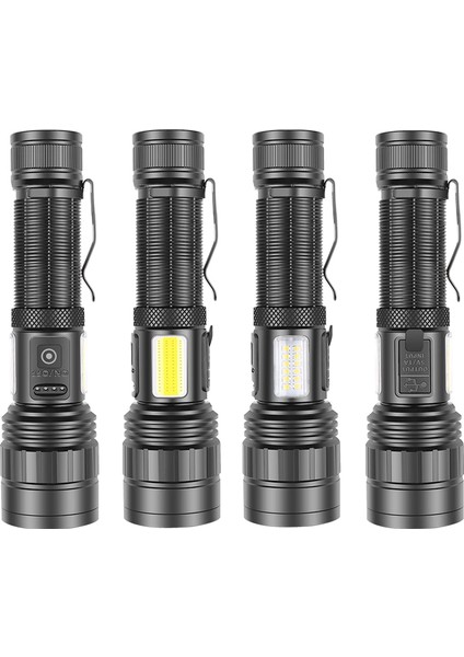 PS-6153 10000 Lümen Zoomlu Mıknatıslı Tg Cob LED Powerbank Özellikli Profesyonel El Feneri - Lisinya fiyatları