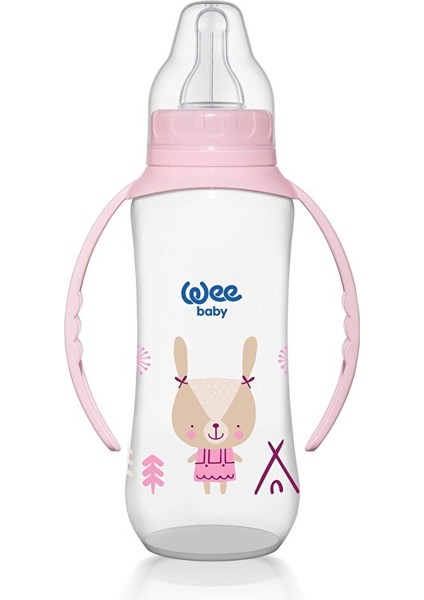 745 Wee Baby Kulplu Pp Biberon 270ML Pembe 1 Adet