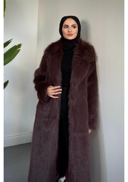 Bahr Içi Astarlı Kürk Kızıl Kahve modelleri