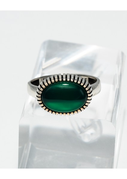 Turkuaz Taşlı 925 Ayar Gümüş Erkek Yüzük – Özgün ve Sanatsal Tasarım fırsatları