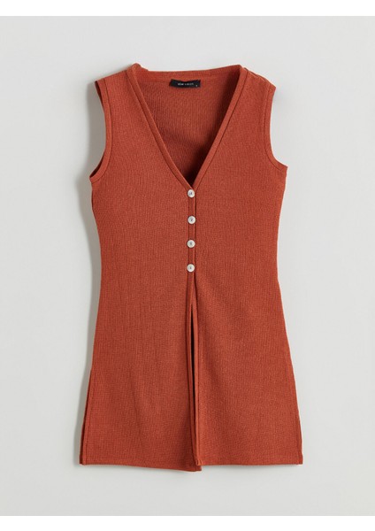 Yeni Sezon V Yaka Dokulu Kadın Yelek indirimleri