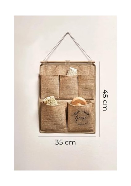 5 Cepli Çok Amaçlı Askılı Duvar Tipi Dolap Içi Mutfak Düzenleyici Organizer 35X45 fiyatları