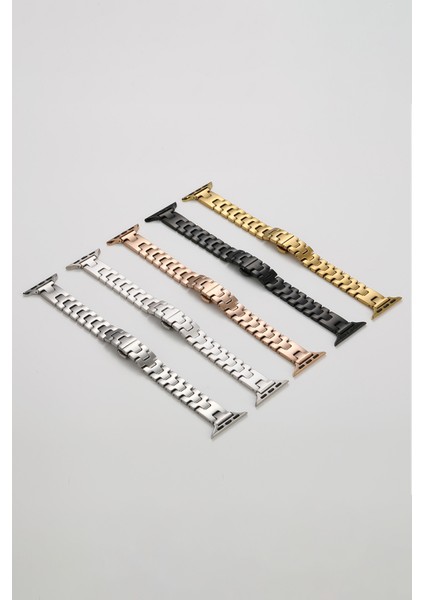 Apple Watch 4/5/6/7/8/9/10/se/ultra/ultra2/ultra3 44MM/45MM/49MM ve Seri 10/11 46MM Uyumlu Metal Kordon fiyatları