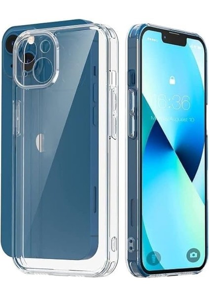 Happy 14 Plus Uyumlu Şeffaf Kılıf - Kamera Korumalı Silikon Telefon Kılıfı