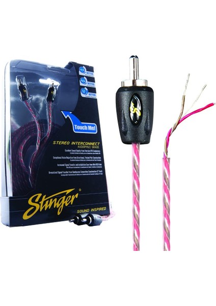 SI4217 2-Kanal,yönlü Bükümlü Ofc Krom Uç Konnektör, Rca