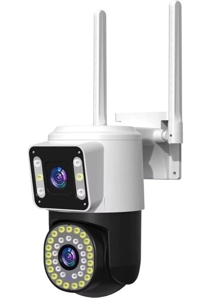 Yoosee Çift Lens Ip Kamera - Wıfı Açık Otomatik Izleme, Su Geçirmez Kablosuz Ev Kamerası, Renkli Gece Görüş