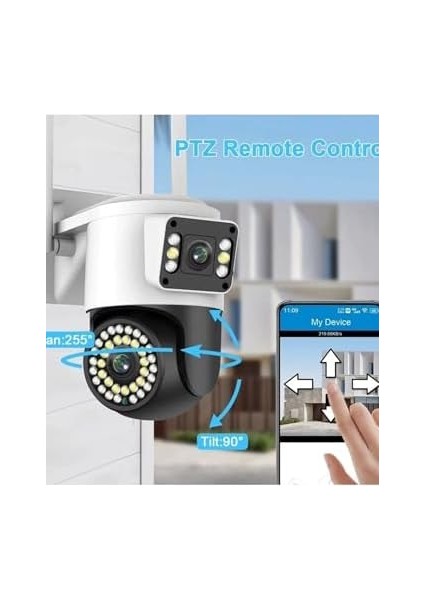 Yoosee Çift Lens Ip Kamera - Wıfı Açık Otomatik Izleme, Su Geçirmez Kablosuz Ev Kamerası, Renkli Gece Görüş modelleri