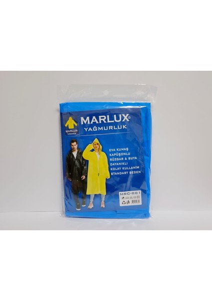 Yağmurluk Mavi Renk (Standart Beden)