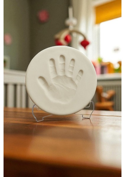 Bebek El Ayak Izi Anı Seti - Yeni Doğan Bebek Kişiselleştirilebilir Kil - El ve Ayak Için fırsatları