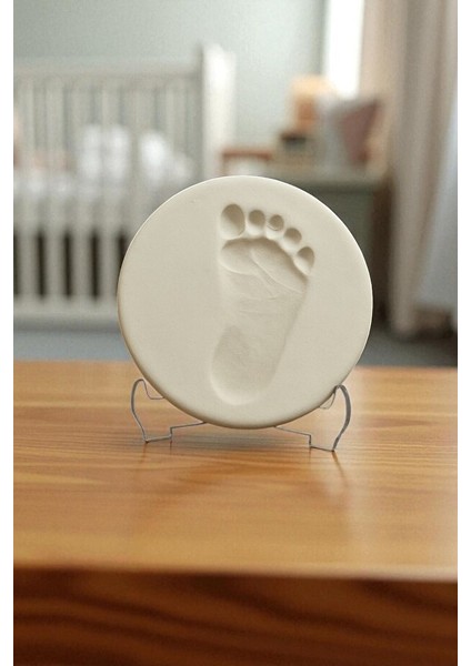 Bebek El Ayak Izi Anı Seti - Yeni Doğan Bebek Kişiselleştirilebilir Kil - El ve Ayak Için indirimleri