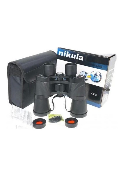 10X50 Dürbün Av Dürbünü Güneş Filtreli Taşıma Çantalı 1000M/45M ( Lisinya )